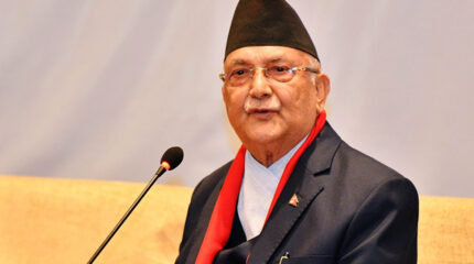 ओलीलाई चौँथो पटक सत्ताको साँचो