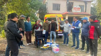 हङकङमा कार्यरत युवाले किनिदिए गाउँमा एम्बुलेन्स, निःशुल्क सेवा