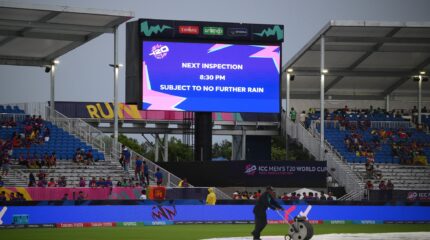 वर्षाका कारण खेल रद्द हुँदा नेपाल र श्रीलंकाले १-१ अंक बाँडे