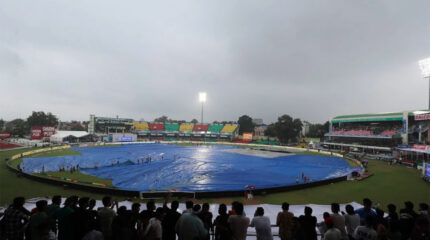 भारत र बंगलादेशबीचको दोस्रो टेस्ट बर्षाले प्रभावित