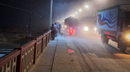 कोशी ब्यारेजमा दुईतर्फी यातायात सुचारु