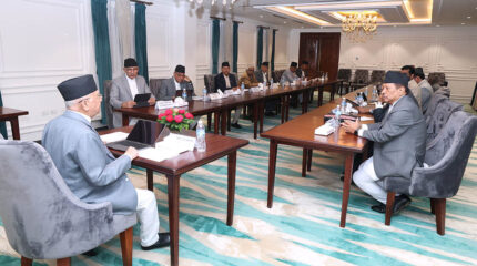 तीन दिन राष्ट्रिय शोक घोषणा