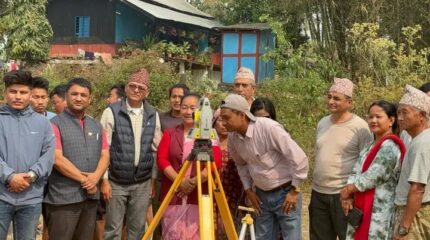 कानेपोखरीमा भूमि नापजाँच सुरु, ऐतिहासिक समस्याको समाधानतर्फ अघि बढ्दै पालिका