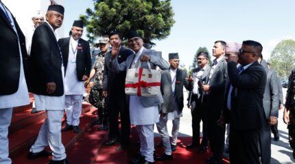 संसद्‌मा बजेट वक्तब्य हुँदाका सात दृश्य