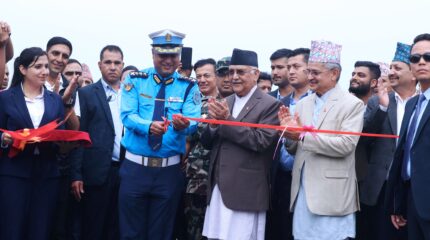 प्रधानमन्त्री ओलीले उद्घाटन गरे ग्वार्कोस्थित फ्लाइओभर
