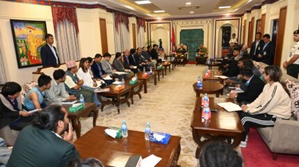 जेन-जी नेतासँगको वार्तामा राष्ट्रपति पौडेलले के-के भने?