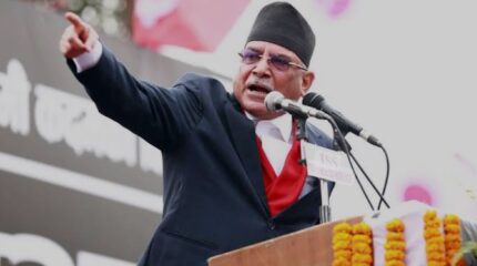 एकता घोषणा सभामा प्रचण्ड- हाम्रो पार्टी देशकै एक नम्बर बन्न कसैले रोक्न सक्दैन