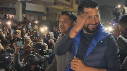 थुनामुक्त भएपछि रवि लामिछानेको पहिलो सार्वजनिक कार्यक्रम चितवनमा