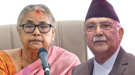 प्रधानमन्त्री कार्की र एमाले अध्यक्ष ओलीबीच बालुवाटारमा तीन घण्टा छलफल