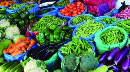 आज तरकारी तथा फलफूलको मूल्य